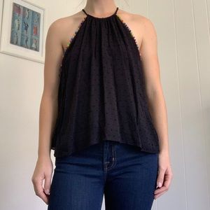 Honey punch rainbow poms tank